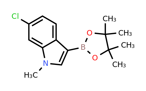 6-Chloro-1-methyl-3-(4,4,5,5-tetramethyl-1,3,2-dioxaborolan-2-YL)-indole
