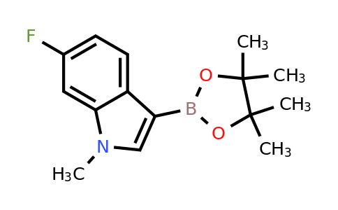 6-Fluoro-1-methyl-3-(4,4,5,5-tetramethyl-1,3,2-dioxaborolan-2-YL)-indole