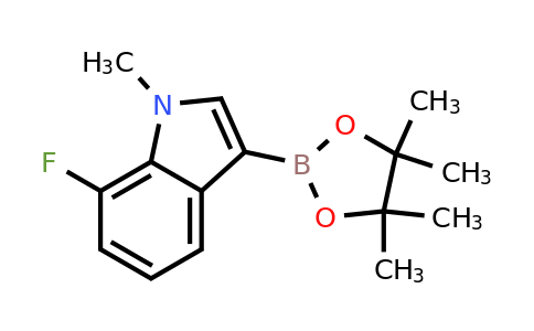 7-Fluoro-1-methyl-3-(4,4,5,5-tetramethyl-1,3,2-dioxaborolan-2-YL)-indole