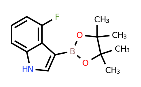 4-Fluoro-3-(4,4,5,5-tetramethyl-1,3,2-dioxaborolan-2-YL)-indole