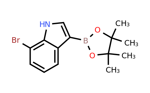 7-Bromo-3-(4,4,5,5-tetramethyl-1,3,2-dioxaborolan-2-YL)-indole