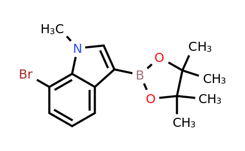 7-Bromo-1-methyl-3-(4,4,5,5-tetramethyl-1,3,2-dioxaborolan-2-YL)-indole