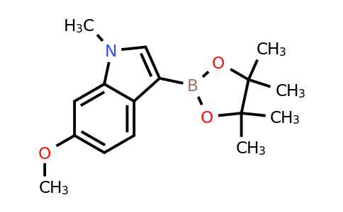 6-Methoxy-1-methyl-3-(4,4,5,5-tetramethyl-1,3,2-dioxaborolan-2-YL)-indole