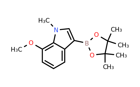 7-Methoxy-1-methyl-3-(4,4,5,5-tetramethyl-1,3,2-dioxaborolan-2-YL)-indole