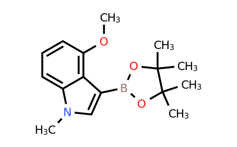 4-Methoxy-1-methyl-3-(4,4,5,5-tetramethyl-1,3,2-dioxaborolan-2-YL)-indole