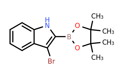 3-Bromo-2-(4,4,5,5-tetramethyl-1,3,2-dioxaborolan-2-YL)-indole