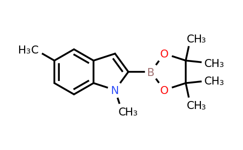 1,5-Dimethyl-2-(4,4,5,5-tetramethyl-1,3,2-dioxaborolan-2-YL)-indole