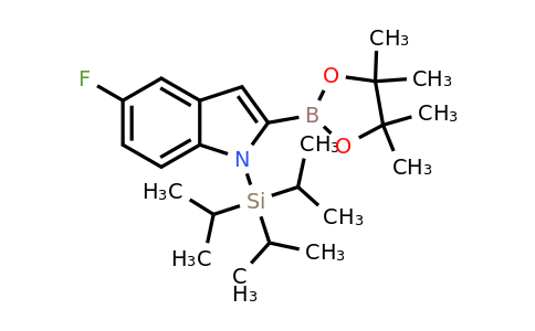 5-Fluoro-2-(4,4,5,5-tetramethyl-1,3,2-dioxaborolan-2-YL)-1-(triisopropylsilyl)-indole
