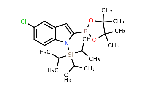 5-Chloro-2-(4,4,5,5-tetramethyl-1,3,2-dioxaborolan-2-YL)-1-(triisopropylsilyl)-indole