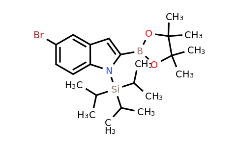 5-Bromo-2-(4,4,5,5-tetramethyl-1,3,2-dioxaborolan-2-YL)-1-(triisopropylsilyl)-indole