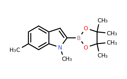 1,6-Dimethyl-2-(4,4,5,5-tetramethyl-1,3,2-dioxaborolan-2-YL)-indole