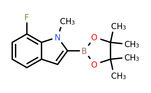 7-Fluoro-1-methyl-2-(4,4,5,5-tetramethyl-1,3,2-dioxaborolan-2-YL)-indole