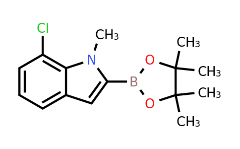7-Chloro-1-methyl-2-(4,4,5,5-tetramethyl-1,3,2-dioxaborolan-2-YL)-indole