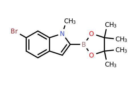 6-Bromo-1-methyl-2-(4,4,5,5-tetramethyl-1,3,2-dioxaborolan-2-YL)-indole