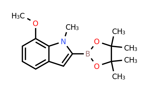 7-Methoxy-1-methyl-2-(4,4,5,5-tetramethyl-1,3,2-dioxaborolan-2-YL)-indole