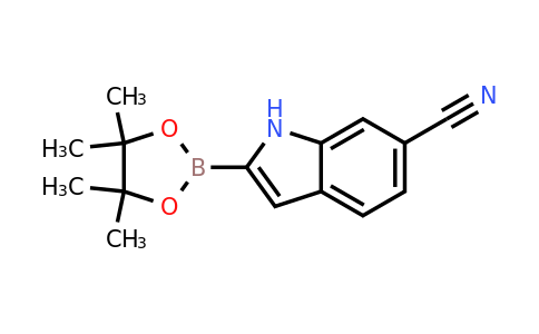2-(4,4,5,5-Tetramethyl-1,3,2-dioxaborolan-2-YL)-indole-6-carbonitrile