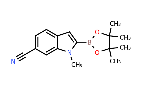 1-Methyl-2-(4,4,5,5-tetramethyl-1,3,2-dioxaborolan-2-YL)-indole-6-carbonitrile