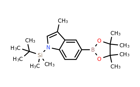 1-(Tert-butyldimethylsilyl)-3-methyl-5-(4,4,5,5-tetramethyl-1,3,2-dioxaborolan-2-YL)-indole
