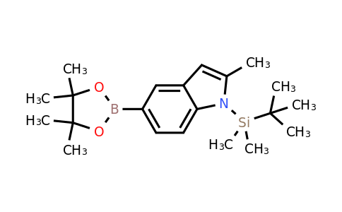 1-(Tert-butyldimethylsilyl)-2-methyl-5-(4,4,5,5-tetramethyl-1,3,2-dioxaborolan-2-YL)-indole