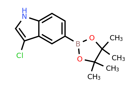 3-Chloro-5-(4,4,5,5-tetramethyl-1,3,2-dioxaborolan-2-YL)-indole