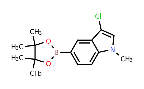 3-Chloro-1-methyl-5-(4,4,5,5-tetramethyl-1,3,2-dioxaborolan-2-YL)-indole
