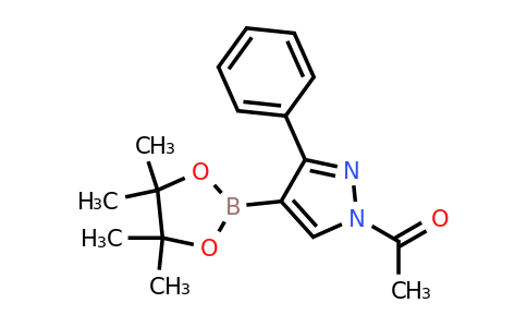 1-(3-Phenyl-4-(4,4,5,5-tetramethyl-1,3,2-dioxaborolan-2-YL)-pyrazol-1-YL)ethanone