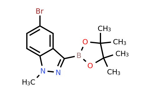 5-Bromo-1-methyl-3-(4,4,5,5-tetramethyl-1,3,2-dioxaborolan-2-YL)-indazole