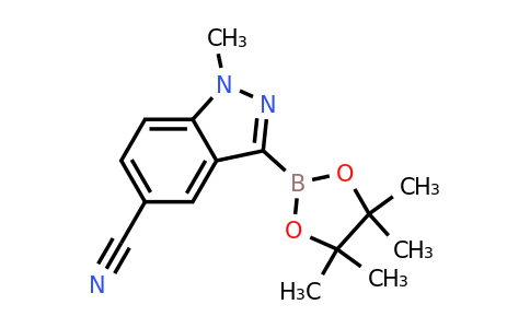 1-Methyl-3-(4,4,5,5-tetramethyl-1,3,2-dioxaborolan-2-YL)-indazole-5-carbonitrile