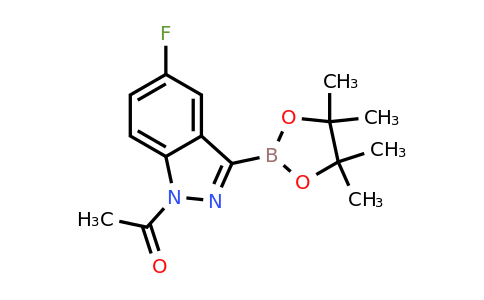 1-(5-Fluoro-3-(4,4,5,5-tetramethyl-1,3,2-dioxaborolan-2-YL)-indazol-1-YL)ethanone