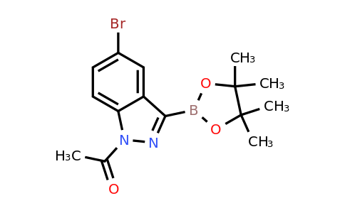 1-(5-Bromo-3-(4,4,5,5-tetramethyl-1,3,2-dioxaborolan-2-YL)-indazol-1-YL)ethanone
