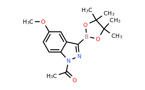 1-(5-Methoxy-3-(4,4,5,5-tetramethyl-1,3,2-dioxaborolan-2-YL)-indazol-1-YL)ethanone