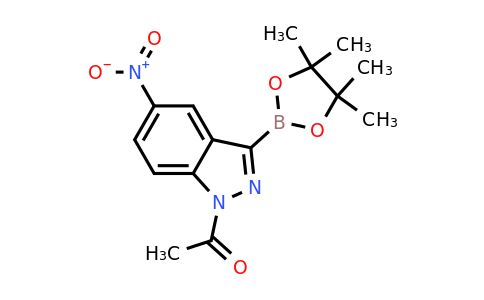 1-(5-Nitro-3-(4,4,5,5-tetramethyl-1,3,2-dioxaborolan-2-YL)-indazol-1-YL)ethanone