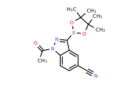 1-Acetyl-3-(4,4,5,5-tetramethyl-1,3,2-dioxaborolan-2-YL)-indazole-5-carbonitrile