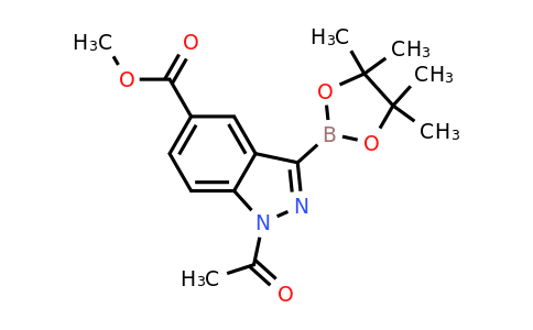 Methyl 1-acetyl-3-(4,4,5,5-tetramethyl-1,3,2-dioxaborolan-2-YL)-indazole-5-carboxylate