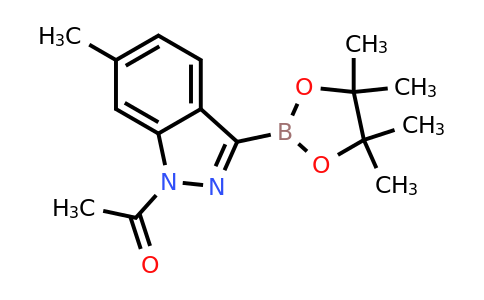 1-(6-Methyl-3-(4,4,5,5-tetramethyl-1,3,2-dioxaborolan-2-YL)-indazol-1-YL)ethanone
