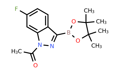 1-(6-Fluoro-3-(4,4,5,5-tetramethyl-1,3,2-dioxaborolan-2-YL)-indazol-1-YL)ethanone
