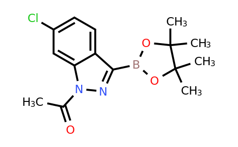 1-(6-Chloro-3-(4,4,5,5-tetramethyl-1,3,2-dioxaborolan-2-YL)-indazol-1-YL)ethanone