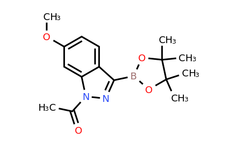 1-(6-Methoxy-3-(4,4,5,5-tetramethyl-1,3,2-dioxaborolan-2-YL)-indazol-1-YL)ethanone