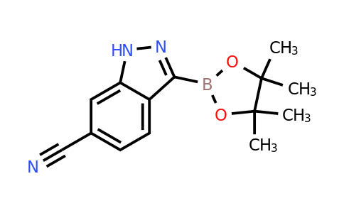 3-(4,4,5,5-Tetramethyl-1,3,2-dioxaborolan-2-YL)-indazole-6-carbonitrile