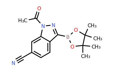 1-Acetyl-3-(4,4,5,5-tetramethyl-1,3,2-dioxaborolan-2-YL)-indazole-6-carbonitrile