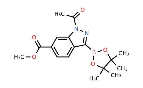 Methyl 1-acetyl-3-(4,4,5,5-tetramethyl-1,3,2-dioxaborolan-2-YL)-indazole-6-carboxylate