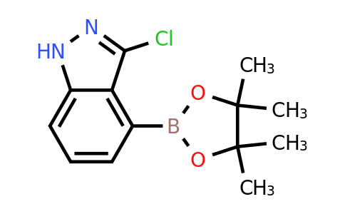 3-Chloro-4-(4,4,5,5-tetramethyl-1,3,2-dioxaborolan-2-YL)-indazole