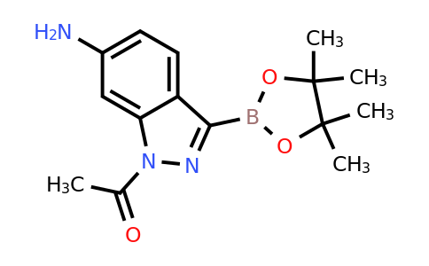 1-(6-Amino-3-(4,4,5,5-tetramethyl-1,3,2-dioxaborolan-2-YL)-indazol-1-YL)ethanone
