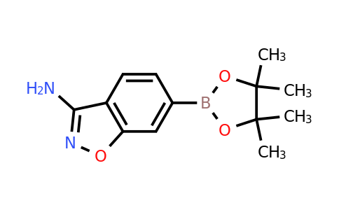 6-(4,4,5,5-Tetramethyl-1,3,2-dioxaborolan-2-YL)benzo[D]isoxazol-3-amine
