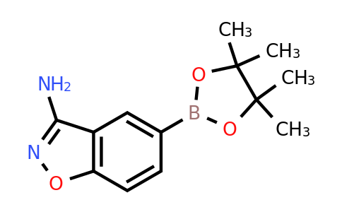 5-(4,4,5,5-Tetramethyl-1,3,2-dioxaborolan-2-YL)benzo[D]isoxazol-3-amine