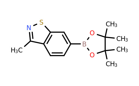 3-Methyl-6-(4,4,5,5-tetramethyl-1,3,2-dioxaborolan-2-YL)benzo[D]isothiazole