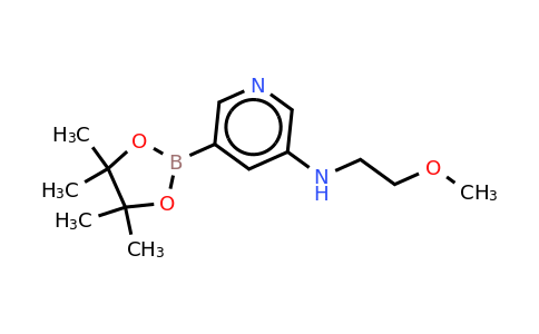 N-(2-methoxyethyl)-5-(4,4,5,5-tetramethyl-1,3,2-dioxaborolan-2-YL)pyridin-3-amine