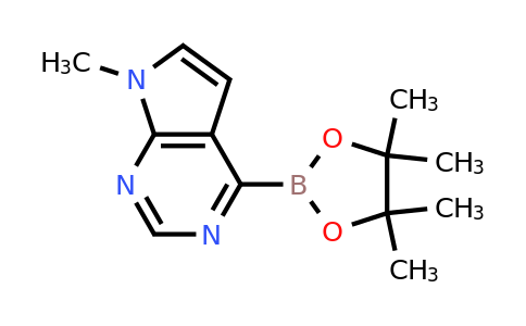 7-Methyl-4-(4,4,5,5-tetramethyl-1,3,2-dioxaborolan-2-YL)-pyrrolo[2,3-D]pyrimidine