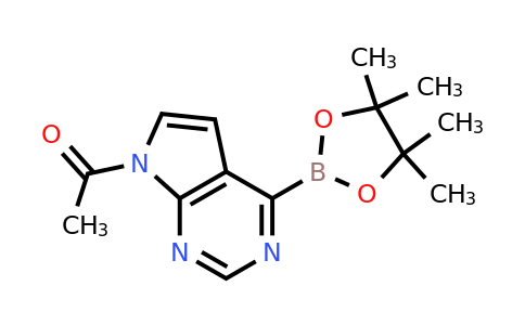 1-(4-(4,4,5,5-Tetramethyl-1,3,2-dioxaborolan-2-YL)-pyrrolo[2,3-D]pyrimidin-7-YL)ethanone