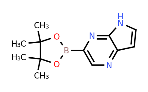 3-(4,4,5,5-Tetramethyl-1,3,2-dioxaborolan-2-YL)-5H-pyrrolo[2,3-B]pyrazine